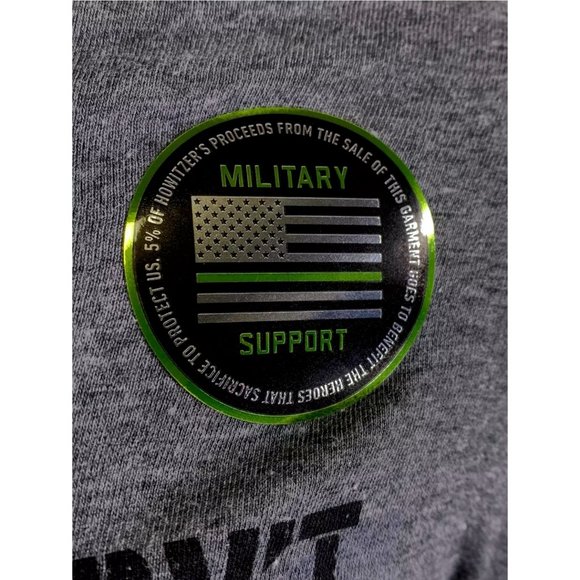 HOWITZER Clothing Men's T-Shirt L/S NEVER Tee - Picture 7 of 10